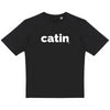 CATIN tee-shirt oversize -garçon garçon- noir - blanc - imprimé - coton bio - made in france - unisexe -tshirt - monsieur tshirt - le t-shirt propre GAY QUEER LGBTQIA 