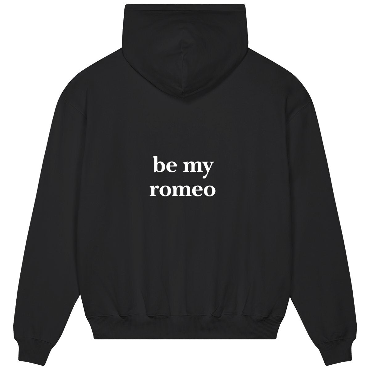 be my romeo hoodie oversized. garçon garçon essentiel oversized hoodie. Sleek in black and whispering Parisian chic, this hoodie is the sartorial whisper of 'garçon garçon' — a statement of understated elegance. Perfect for those who carry a piece of Paris in their hearts and a touch of audacity on their sleeves.
